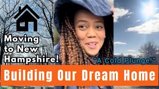 'A Cold Plunge!'Building Our Dream Home | Moving to New Hampshire! #RVLife #Moving #DreamHomeBuild