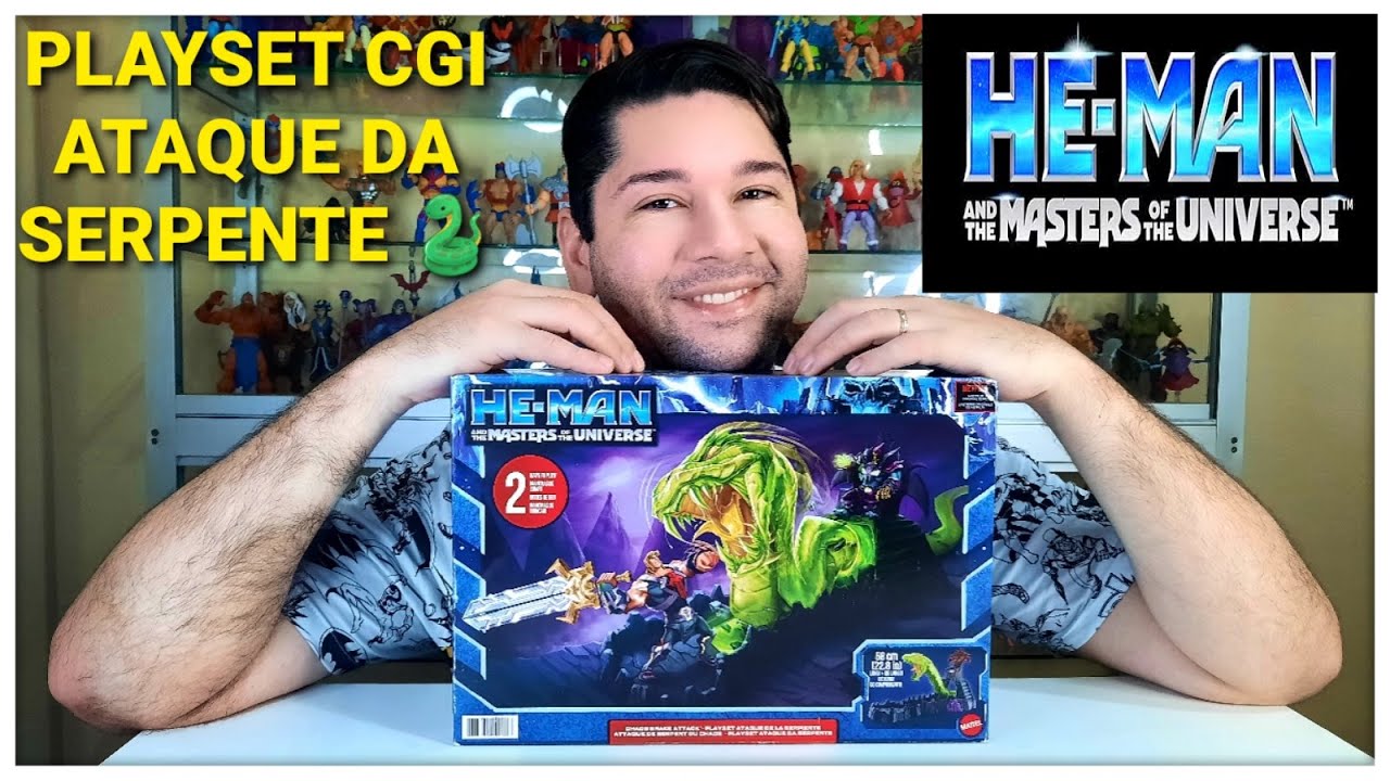 SNAKE ATTACK PLAYSET REVIEW NETFLIX ANIMATED SERIES | MASTERS OF THE UNIVERSE CGI!