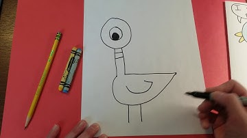 Directed drawing of Pigeon
