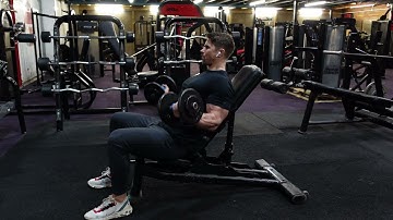 Incline Bicep Curl to Hammer Curl Drop Set | The Fitness Maverick Online Coaching