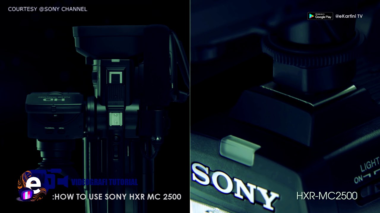 Overview Kamera Sony Hxr Mc2500 Youtube