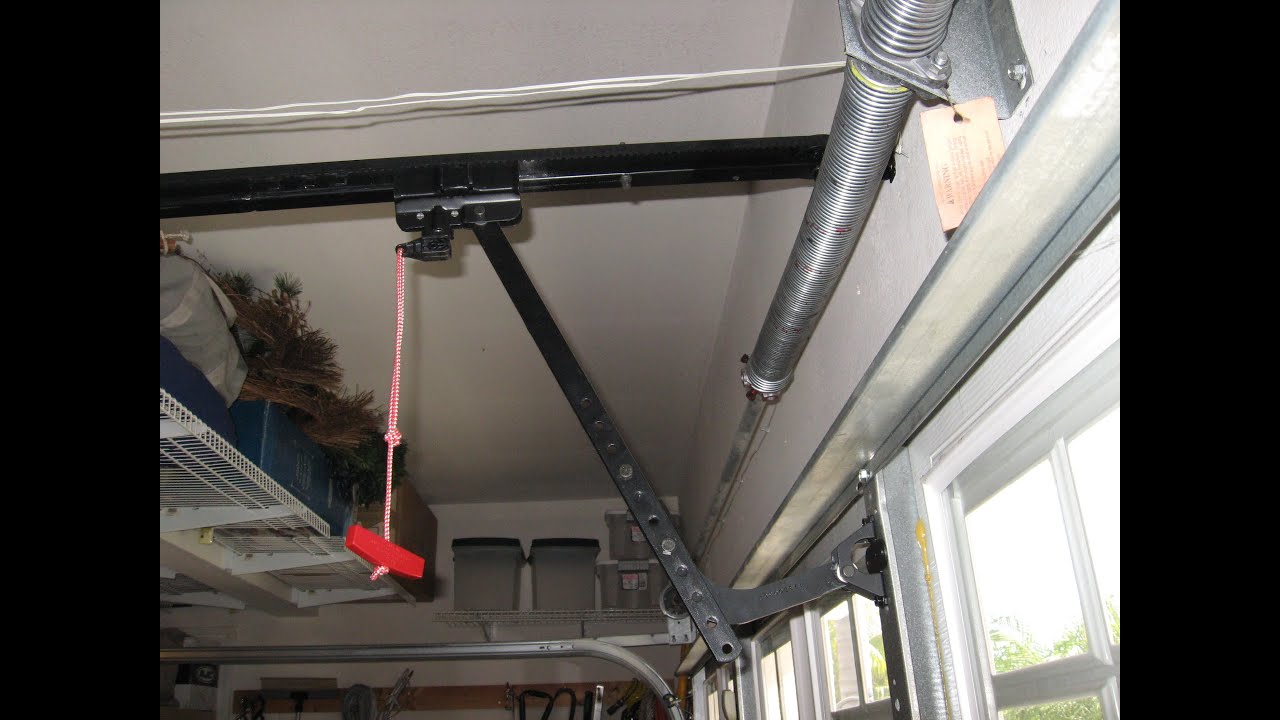 Home maintenance garage door tune up by froggy noise squeak clunk YouTube