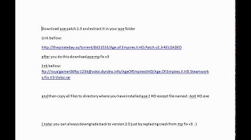 Age of Empires HD patch 2.3 installation notes