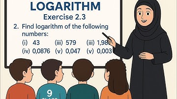 Class 9, Exercise 2.3, Question Number 2 — Find the Logarithm of Each of the Following Numbers |