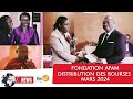 Reportage association afam remise des bourses aux etudiantes palais des sports de yaounde