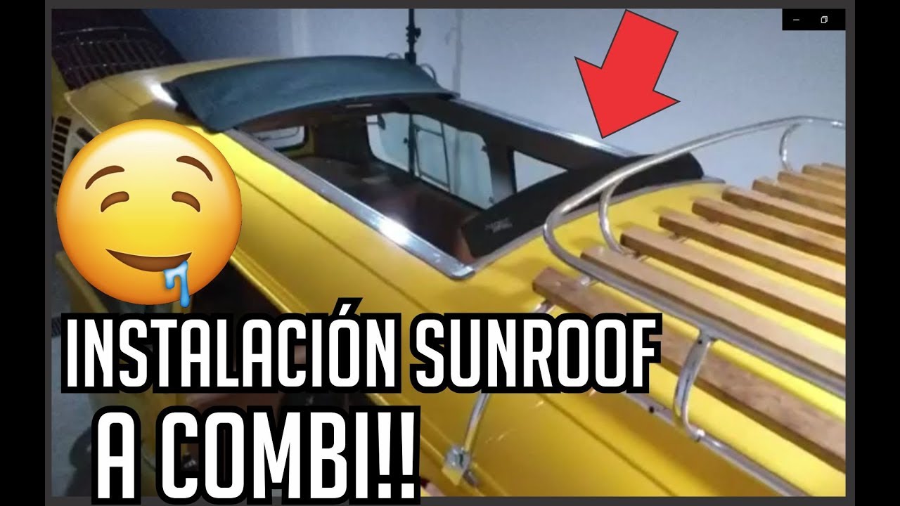 American Sunroof para combi diseño billet lona textil de la mejor