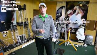 The Golf Swing Weekly Fix Backswing and Taking Divots