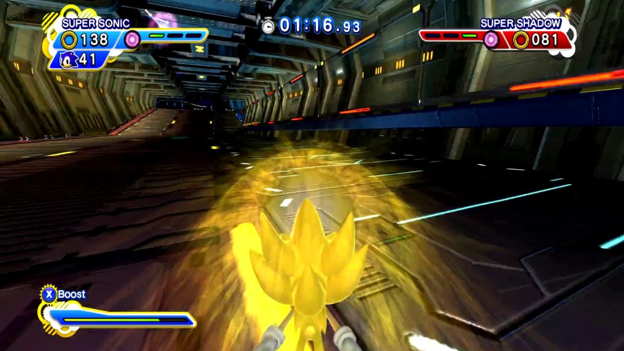 Sonic Generations: Super Sonic VS Super Shadow in Super HD - YouTube