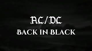 Back In Black  Acdc  S