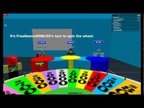Roblox Wheel Of Fortune D Youtube - wheel of fortune roblox phrases