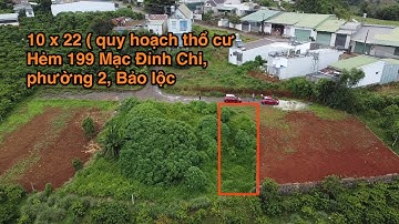 Quá kẹt chủ bán lô đất biệt thự phường 2, Bảo Lộc / 250m2 quy hoạch thổ cư.
