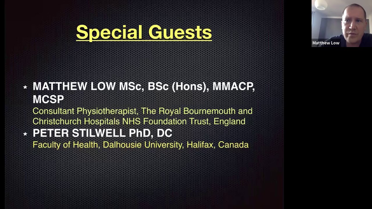 TeleHealth Webinar #4 – High Value MS Prehab/Rehab (w/ Peter Stilwell and Matthew Low)