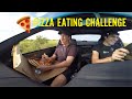 We Tried a Pizza Eating Challenge While DRIFTING *bad idea*