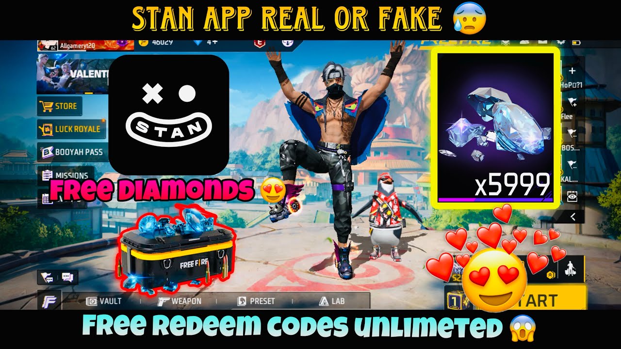 Stan App Real Or Fake😱 | Stan App Free Fire Redeem Code | Stan App Se ...