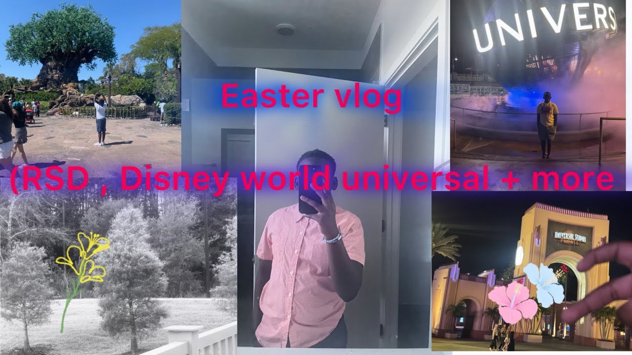 Easter vlog  🐣 ( RSD , Disney world , universal + more ) 💜🤍🩵