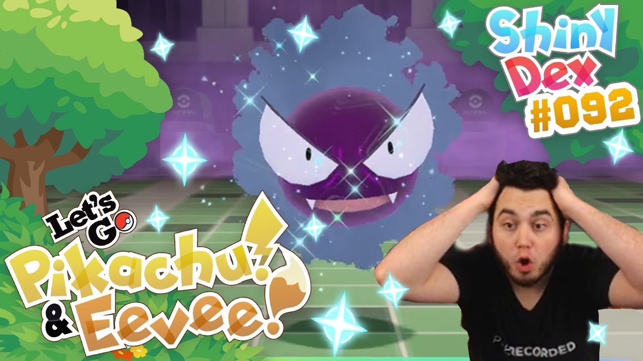 Shiny Gastly, Shiny Haunter & Shiny Gengar Reactions  Pokemon Let's Go  Pikachu Shiny Living Dex 