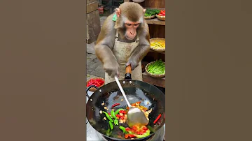 Monkey Cock The Food Viralvideo Trending Money 