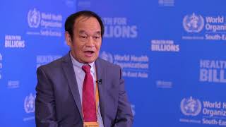 Dr Myint Htwe, Minister of Health Myanmar on malaria control screenshot 2