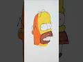 lets draw simpsons #art #drawing #simpsons #howtodraw #shorts #viral #trending #aaliarts