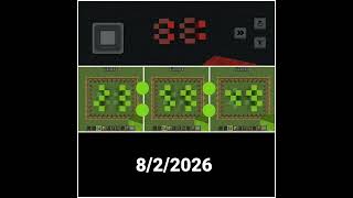 Minecraft 20 Seconds countdown date 8/2/2026 change 8/3/2026 Timer 23:59:40