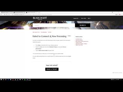 Black Desert Online  Failed to connect issue fix