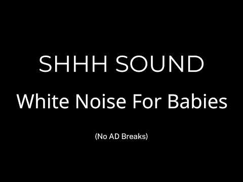 Shushing Sounds for Babies 🍼 24 Hours Relaxing White Noise for Overnight Sleep | Black Screen