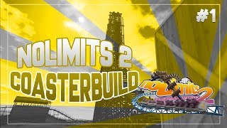 NoLimits 2 | 90° Drop | Wooden Coaster Speed Build #1