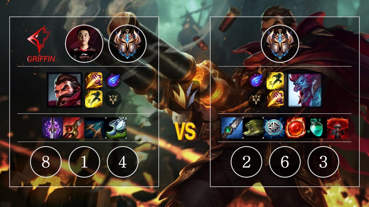 GRF GIDEON Graves vs Trundle Jungle - KR Challenger Patch 10.11