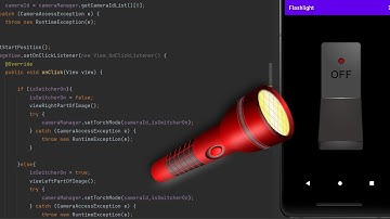 Приложение Фонарик на Java в Android Studio. Урок 07. Рефакторинг. Меняем имена у функций.