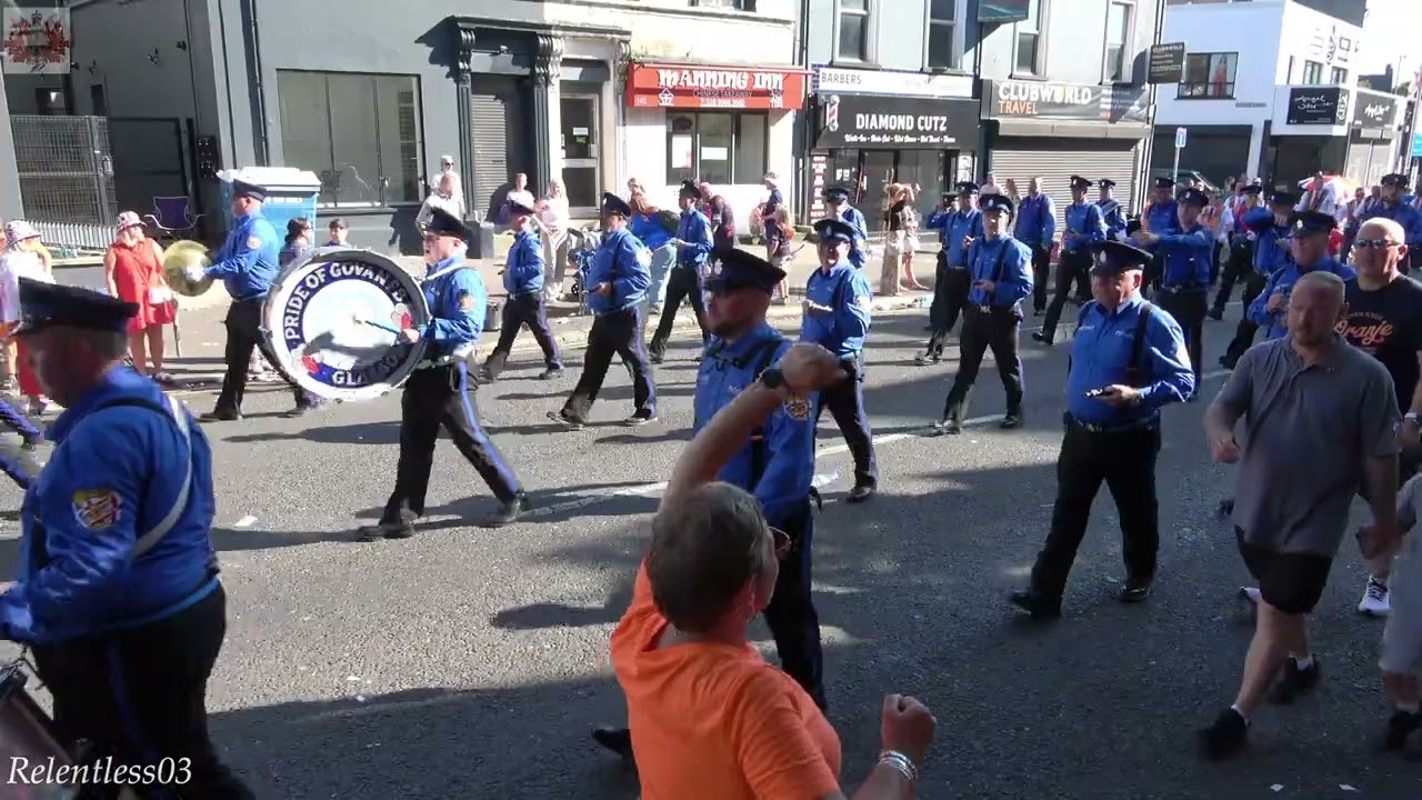 Pride Of Govan F.B. @ Belfast 12th Return Route ~ 12/07/25 (4K)