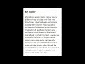 My Hobby/Hobby/paragraph writing/@LearningHomeHandle Cambridge &amp; National curriculum 