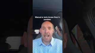Manual or auto ready for the zombie apocalypse #drivinglessons #zombiesurvival