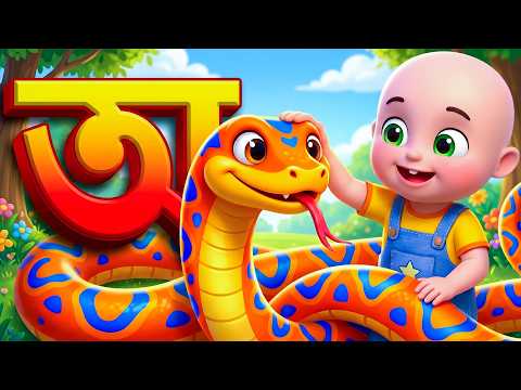 Aye ajagar | oi ojogor asche tere | অ'য় অজগর আসছে তেড়ে | Bengali Rhymes Jugnu kids Bangla