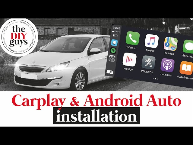 Peugeot 308 2013-17 Apple Car Play + Android Auto upgrade kit with Dab