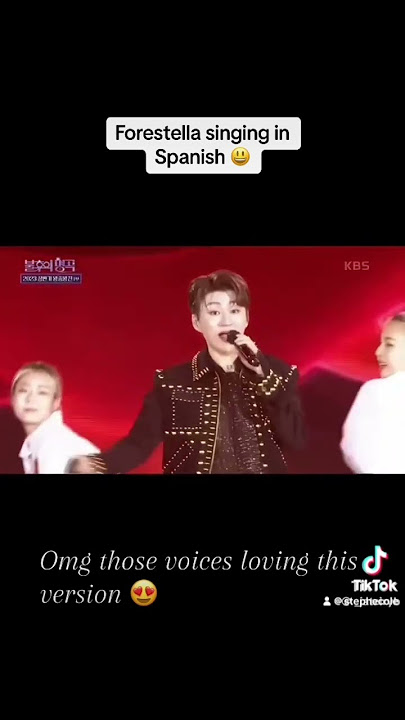 Forestella singing in Spanish incredible #despacito #kpop