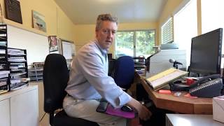 How to keep your mouse on the keyboard tray
