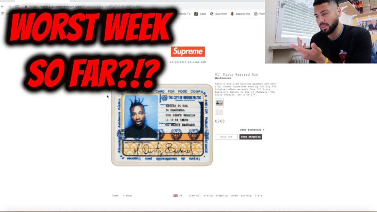 SUPREME WEEK16 SS19 *NOT A LIVE COP*