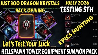 Hellspawn Tower Equipment Summon Pack | 30 Packs Opening #gaming #games #mkmobile