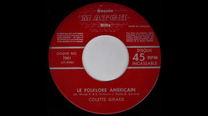 Colette Girard - Le Folklore Amricain   (They Gott...