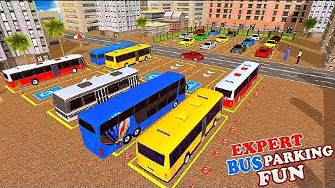 Modern Bus Drive 3D Parking New Games -FFG Bus Game New Level Android Game play