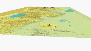 Mars Flyby 3D Rendering