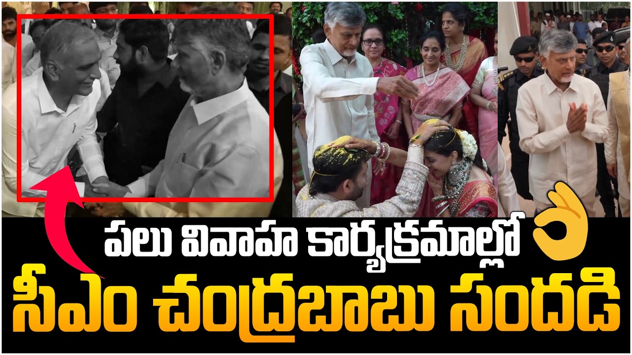 UnSeen Visuals : చంద్రబాబును కలిసిన హరీష్ రావు🤔 CM Chandrababu And Harish Rao | Leo News