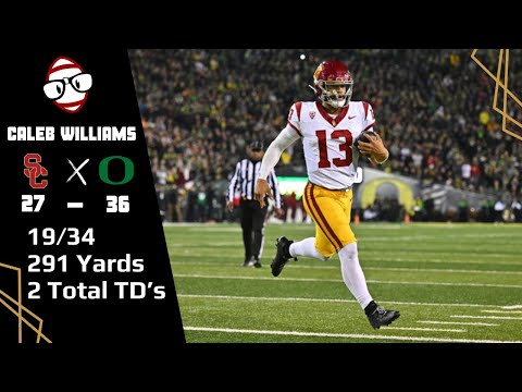 Caleb Williams (USC QB) vs Oregon (2023)