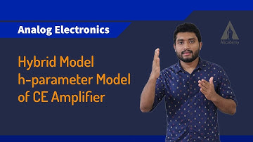 Hybrid ( h parameter ) Model of CE Amplifier | Analog Electronics | KTU | Malayalam