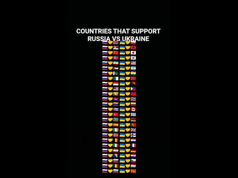 COUNTRIES THAT SUPPORT RUSSIA VS UKRAINE #worldwar3 #nopeace #uraa #allahuakbar #fypシ