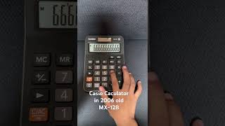 old casio in 2006 caculator mx-12b