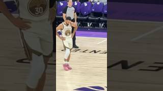 Steph Curry came up hobbling after a collision with Devin Carter.