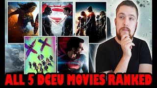All 5 DCEU Movies Ranked Worst to Best (With Justice League)