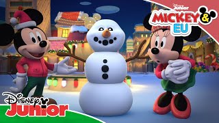 Mickey & Eu | Diversão Com O Boneco De Neve