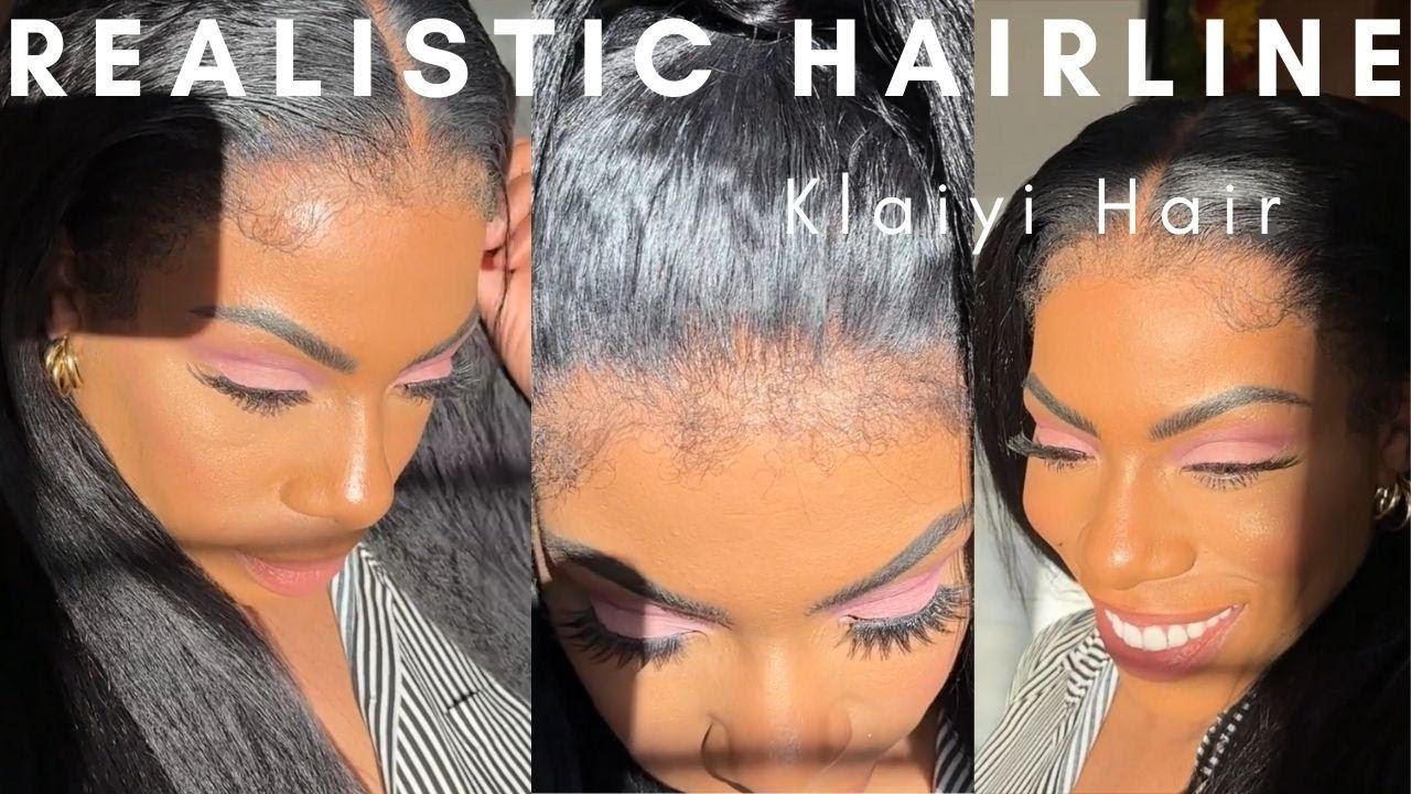 TIRED of UNREALISTIC looking WIGS? YOU NEED THIS WIG! It's PERFECT! KINKY STRAIGHT KINKY 4C HAIRLINE